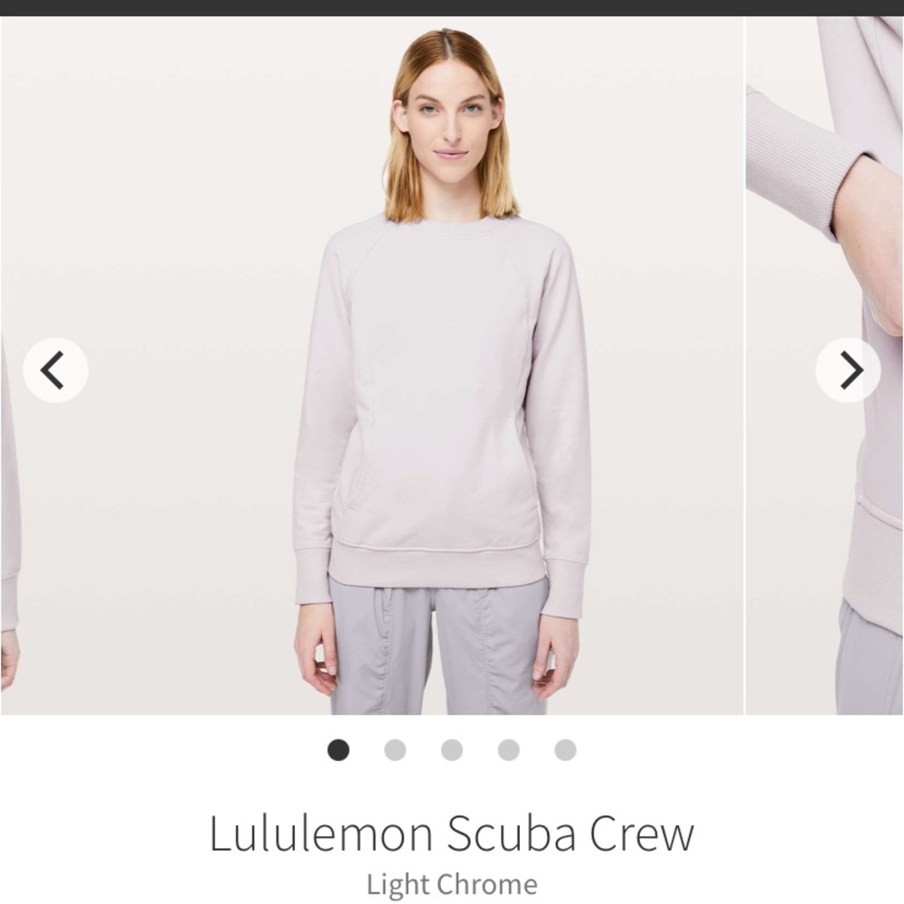 lululemon athletica  Scuba Crew size 6